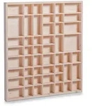 Zeller Present Wandregal, Natur, Holz, Kiefer, 52x46x35 cm, K&uuml;chen,...