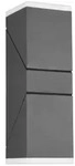 Trio Leuchten AU&szlig;ENWANDLEUCHTE Avon, Anthrazit, Metall, Kunststoff, 9x28x10.6 cm,