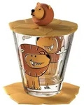 Leonardo Trinkglas Bambini, Braun, Transparent, Kunststoff, Glas, 3-teilig, 120...