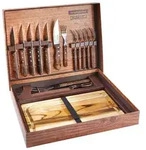 Tramontina Bbq-Koffer Jumbo, Braun, Holz, 15-teilig, 43.5x36.5x6.5 cm, Fsc,...