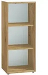 Novel Aktenregal GW-Monteria, Wei&szlig;, Eiche, Kunststoff, 2 F&auml;cher, 50x120x37...