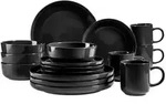 M&auml;ser Kombiservice Alenia, Schwarz, Keramik, 16-teilig, 350 ml,700 ml, 32x31.5x30