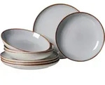 Ritzenhoff Breker Tafelservice Portofino , Grau , Keramik , 17x28.5x28.5 cm , Essen & Ritzenhoff Breker Tafelservice Portofino , Grau , Keramik , 17x28.5x28.5 cm , Essen &