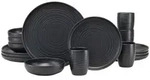 Creatable Kombiservice, Anthrazit, Keramik, 16-teilig, 300 ml,15 ml, Essen & Trinken,