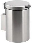 bremermann Wand-Kosmetikeimer, Edelstahl, Metall, 16x24x23 cm, Badaccessoires,