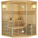 Artsauna Saunakabine, Natur, Holz, 150x200x150 cm, Freizeit, Wellness, Sauna