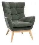 Miliboo Sessel, Gr&uuml;n, Textil, 93x101x75 cm, Wohnzimmer, Sessel, Polstersessel