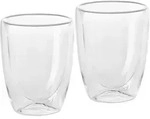Leonardo Kaffeebecher DUO II, Klar, Glas, 300 ml, 18x12x9.3 cm, hitzebest&auml;ndig,