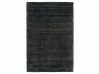 Novel Webteppich My Maori, Anthrazit, Textil, Uni, rechteckig, 200x290 cm, für