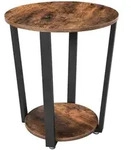 Boxxx Beistelltisch, Braun, Schwarz, Metall, Holzwerkstoff, rund, eckig,...