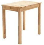 P & B Esstisch, Buche, Holz, Kernbuche, massiv, rechteckig, eckig, 50x76x70 cm,...