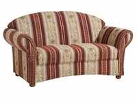 Max Winzer 2-Sitzer-Sofa, Rot, Beige, Textil, Streifen, 151x85x81 cm, Goldenes M,