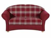 Max Winzer 2-Sitzer-Sofa, Rot, Textil, Buche, 151x85x81 cm, Goldenes M, Made in