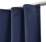 Beautissu Vorhang, Blau, Textil, 140x245x1 cm, Wohntextilien, Gardinen &...