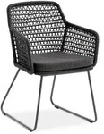 Niehoff Garden Gartensessel, Anthrazit, Grau, Metall, Textil, F&uuml;llung: Schaumstoff,