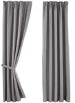 Gardinenbox Vorhang, Grau, Textil, 140x225 cm, Oeko-Tex&reg; Standard 100,