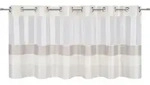 Esposa Kurzgardine Silki, Braun, Taupe, Textil, Streifen, 140x50 cm, Textiles