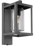 Trio Leuchten Aussenwandleuchte Lunga, Anthrazit, Metall, 16x33x22.5 cm, Lampen &