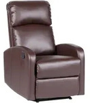 Svita Fernsehsessel, Dunkelbraun, Textil, 65x101x91 cm, Wohnzimmer, Sessel,