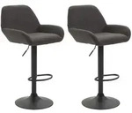 CLP Barhocker, Dunkelgrau, Metall, 51x89x52 cm, Esszimmer, Barm&ouml;bel, Barhocker