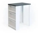 Vicco Bartisch, Anthrazit, Wei&szlig;, Holzwerkstoff, 3 F&auml;cher, Rechteckig,Rechteckig,