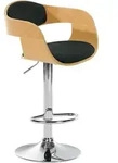 CLP Barhocker, Schwarz, Eukalyptusholz, Metall, 50x88x48 cm, Esszimmer,...