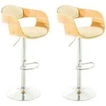 CLP Barhocker, Creme, Metall, 50x88x48 cm, Esszimmer, Barm&ouml;bel, Barhocker