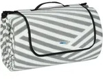 Relaxdays Picknickdecke, Mehrfarbig, Textil, Metall, 200x329 cm, Wohntextilien,