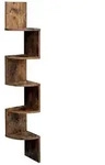 Boxxx Eckregal, Braun, Holzwerkstoff, 5 F&auml;cher, 20x127.5x20 cm, Beim&ouml;bel