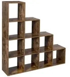 Boxxx Raumteiler, Braun, Baltimore, Holzwerkstoff, 5 F&auml;cher, 129.5x129.5x29 cm,