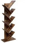 Boxxx Regal, Braun, Holzwerkstoff, Vintage, 9 F&auml;cher, 50x141.5x25 cm, Beim&ouml;bel