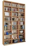Mid.you Regal, Buche, Holzwerkstoff, 24 F&auml;cher, 102x183x18 (23) cm, Wohnzimmer,