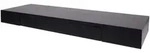 MCW Wandregal, Schwarz, Holz, 80x8x25 cm, Wohnzimmer, Regale, Wandregale