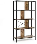 Vicco B&uuml;cherregal, Alteiche, Holzwerkstoff, 8 F&auml;cher, Rechteckig, 80x146x30 cm,