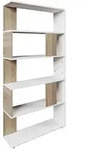 Vicco Raumteiler, Sonoma Eiche, Holzwerkstoff, 7 F&auml;cher, Rechteckig, 80x162.6x23.6