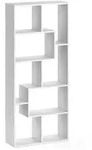 Vicco Raumteiler, Wei&szlig;, Holzwerkstoff, 8 F&auml;cher, Rechteckig, 160.6x67.2x25 cm,