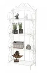 CLP Standregal, Perlmutt, Metall, 61x153x33 cm, Wohnzimmer, Regale,...