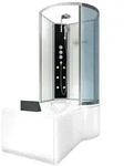 AcquaVapore by Sandra Jentho Duschkabine, Wei&szlig;, Glas, Kunststoff, Metall,