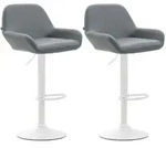 CLP Barhocker, Grau, Metall, 51x89x52 cm, Esszimmer, Barm&ouml;bel, Barhocker