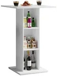 Mid.you Stehpult, Wei&szlig;, Holzwerkstoff, 70x108x70 cm, Arbeitszimmer,...