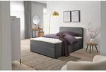 P & B Boxbett, Grau, Holz, H2, H&ouml;he ca. 17 cm, 140x200 cm, Schlafzimmer, Betten,