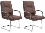 CLP Schwingstuhl, Braun, Metall, 60x104x67 cm, Esszimmer, St&uuml;hle,...
