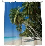 Sanilo Duschvorhang, Blau, Textil, Rechteckig, 180x200 cm, Badtextilien,
