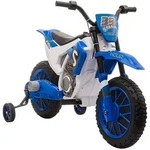 Homcom Elektromotorrad, Blau, Kunststoff, 51.5x68x106.5 cm, Spielzeug,
