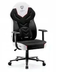 Diablo Chairs Gamingstuhl, Schwarz, Wei&szlig;, Metall, 68x118x56 cm, Kinder- &