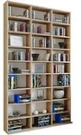 Mid.you Regal, Eiche, Holzwerkstoff, 24 F&auml;cher, 102x183x18 (23) cm, Wohnzimmer,