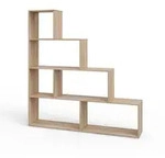 Vicco Treppenregal, Sonoma Eiche, Holzwerkstoff, 6 F&auml;cher, Rechteckig, 163x155x29