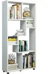 Mid.you Regal, Wei&szlig;, Kunststoff, 60x119x20 cm, Wohnzimmer, Regale, B&uuml;cherregale