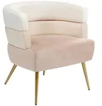 Kare-Design Cocktailsessel, Creme, Beige, Metall, 65x74x64 cm, Wohnzimmer,...