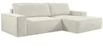 Vente-Unique Schlafsofa, Creme, Textil, Uni, 4-Sitzer, 267x85x167 cm,...